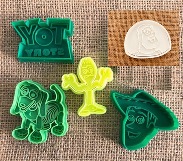 toy story forky cookie cutter cutters cookies 3d print model - Mito3D