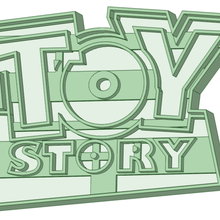 toy story logotipo de cortador la galleta herramienta juguete historia el cookie 3d print model - Mito3D