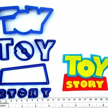 toy story logo fondant cutter set cookie 3d print model - Mito3D