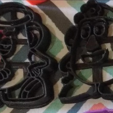 toy story set 7 cookie cutters home cocina cortantes sra sr jam slinky logo forky galletas 3d print model - Mito3D