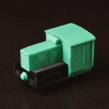 Spielzeug-switching-engine aus Holz-Spur verschiedene Zug modeltrain Eisenbahn 3d print model - Mito3D