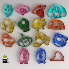 toy story 4 fondant full cutting mould biscuits home jolan forky pixate luifer cookies cutters jannie buzz lightyear rex pig lord jessie 3d print model - Mito3D