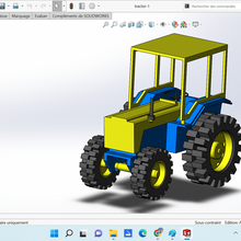 juguete tractor 3d impresión 3d print model - Mito3D