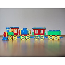 Spielzeug Zug Konstruktion einstellen Combo Lokomotive Schraube kreativ Kinder Baby Junge Passagiere Ladung Tanker 3d print model - Mito3D