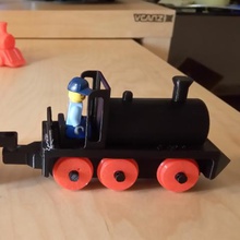 toy train engine coal car game 3d print model - Mito3D