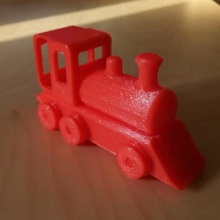 treno giocattolo motore gioco 3d print model - Mito3D