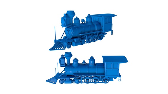 oyuncak tren stl hareketli yazıcı 3d print model - Mito3D