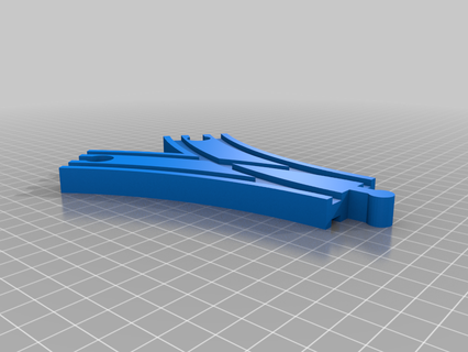 Spielzeug Zug Spur split 3d print model - Mito3D