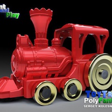 toy train game 3d tains 3d print model - Mito3D