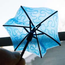 brinquedo guarda-chuva dobrável translúcido superior jogo adereços ninjaflex modelo funcionais boneca 3d print model - Mito3D