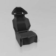 toygt86 deporte asiento 1 24 25 escala coche vehiculo modelado Cubeta asientos 3d print model - Mito3D