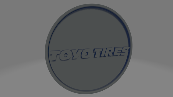 toyo tires coaster 3d print model - Mito3D