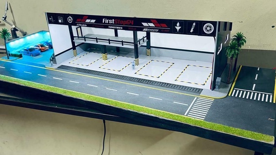 toyo llantas diorama 3d print model - Mito3D