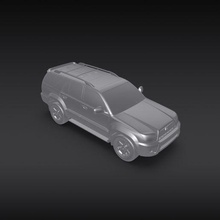 toyota 4runner 2009 3d printable body car cars vehicle stl 3d print model - Mito3D
