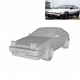 toyota ae86 Game 3d print model - Mito3D
