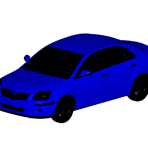 toyota avensis 3D print model - Mito3D