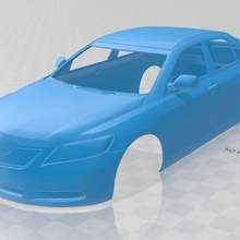 toyota camry imprimible cuerpo del coche juego el ranura scalextric tamiya rc radio hobby de control shell miniz rastreador la deriva 1-10 1-14 1-18 1-24 1-32 3d print model - Mito3D