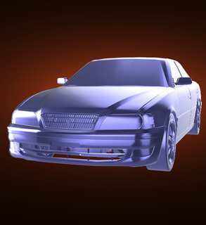 toyota chaser tourer automobile car vehicle rally race sports derby 3d print model - Mito3D