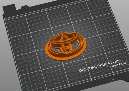 toyota cookie cutter cookiecutter 3d print model - Mito3D