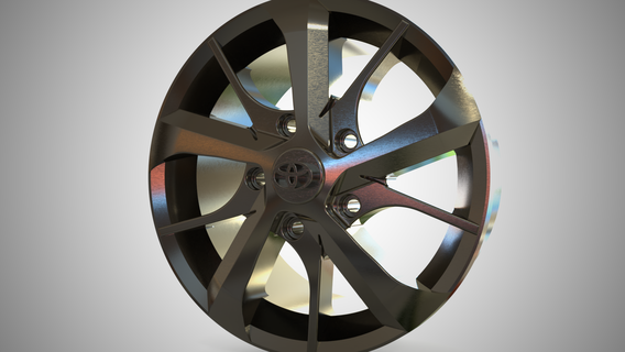 toyota corolla 2013 2019 ri 3d modellazione stl arte cerchi cerchio 3d print model - Mito3D