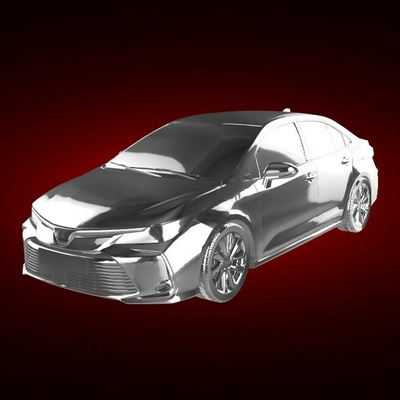 toyota corolla 2021 suv otomobil araba araç ralli yarış spor dalları derbi süper gt 3d print model - Mito3D