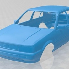 toyota corolla e80 1983 printable body car 3d print model - Mito3D