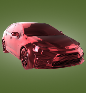 Toyota corolle xse 2020 voiture véhicule rallier course sports Derby turbo vitesse 3d print model - Mito3D