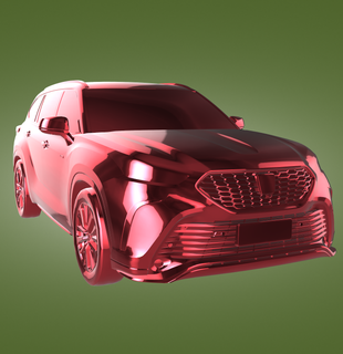 toyota crown kluger automobile car vehicle rally race sports derby turbo top speed 3d print model - Mito3D