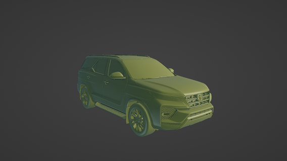 toyota fortuner 2020 sw4 2021 2022 2023 suv crossover 5 door japan japanese car g qv 3d print model - Mito3D
