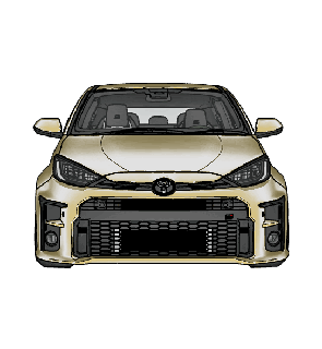 toyota gr yaris supercar auto cars car motorsport suvs traffic police crossovers rally sedans tuning derby races prototype 3d print model - Mito3D