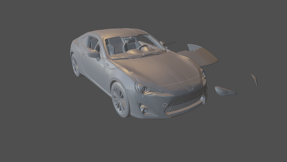 toyota gt86 gt 86 2022 coupé 2023 veicolo macchina 2021 2020 2019 3d Stampa giocattolo 3d print model - Mito3D