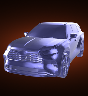toyota highlander automobile car vehicle rally race sports derby turbo top speed 3d print model - Mito3D