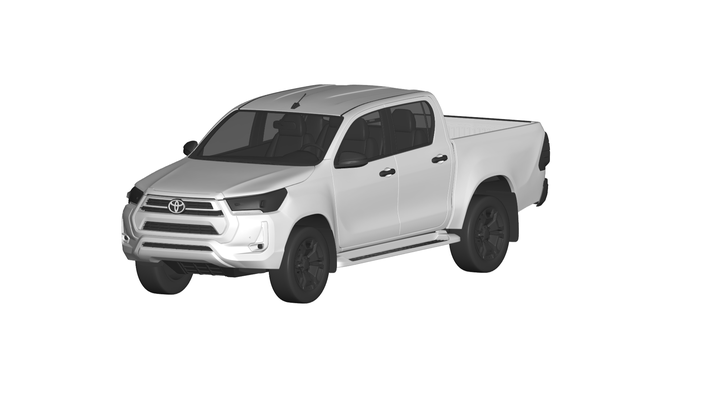 toyota hilux spiel 3d print model - Mito3D