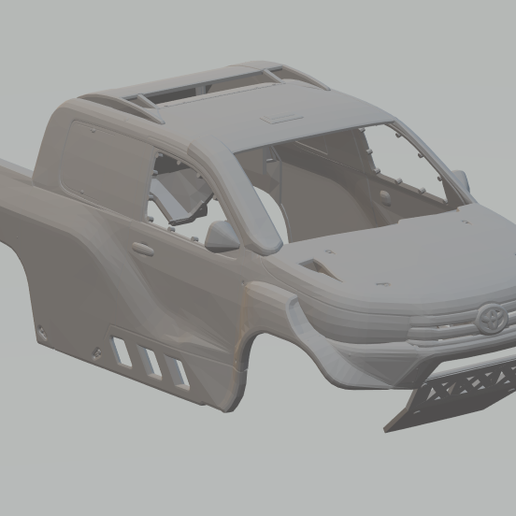 toyota hilux dakar rally game slotcar car diecast hotwheels race h0 rc model kyosho tamya cars toys jugetes colecionavel miniaturas 3D print model - Mito3D