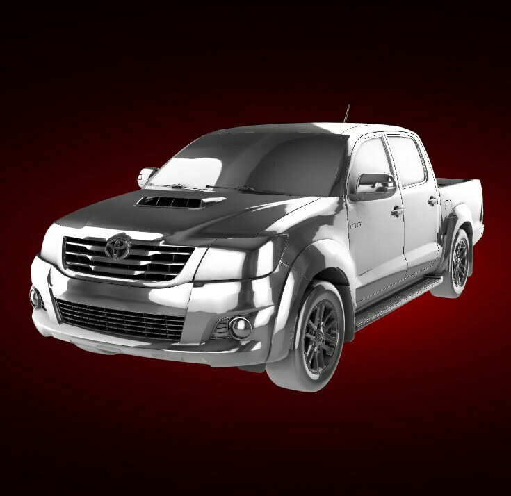 toyota hilux vigo Home 2007 suv automobile car vehicle rally race sports derby supercar gt 3D print model - Mito3D