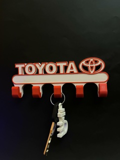 toyota key holder - hanger wall keychain tdi design 2023 decoration high quality easy print 3d 3d print model - Mito3D