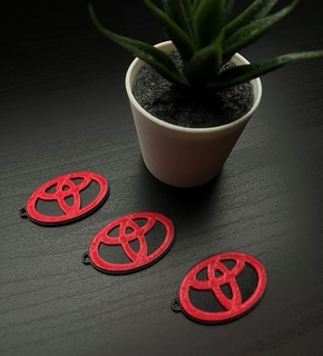 toyota keychain key holder accessories gifts pendants fobs trinkets charms ornaments decorations porte-cl porta llaves acess rios para chaves llaveros decoraciones motorbike car sell stance 3d print model - Mito3D