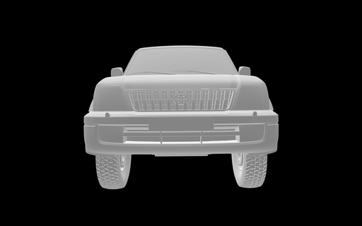 toyota land-cruiser prado traxxas axial trx4 scx10 brx01 landcruiser lc70 rc accessories models diecast 3d print model - Mito3D