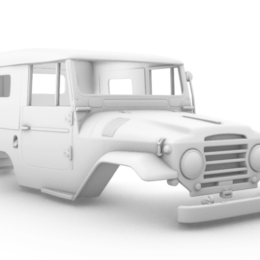 toyota land cruiser j20 1958 285mm vari scala corpo della 1 10 vaterra assiale traxxas 10th 3D print model - Mito3D