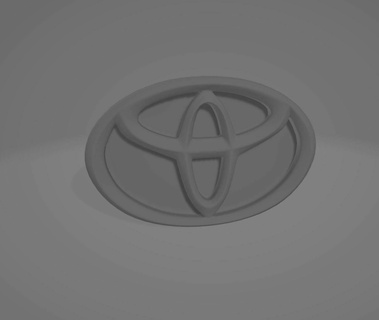 toyota logo rc rally emblemi 3d print model - Mito3D