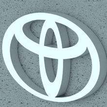 toyota logotipo varios coches anillo de claves marcas juegos 3d print model - Mito3D