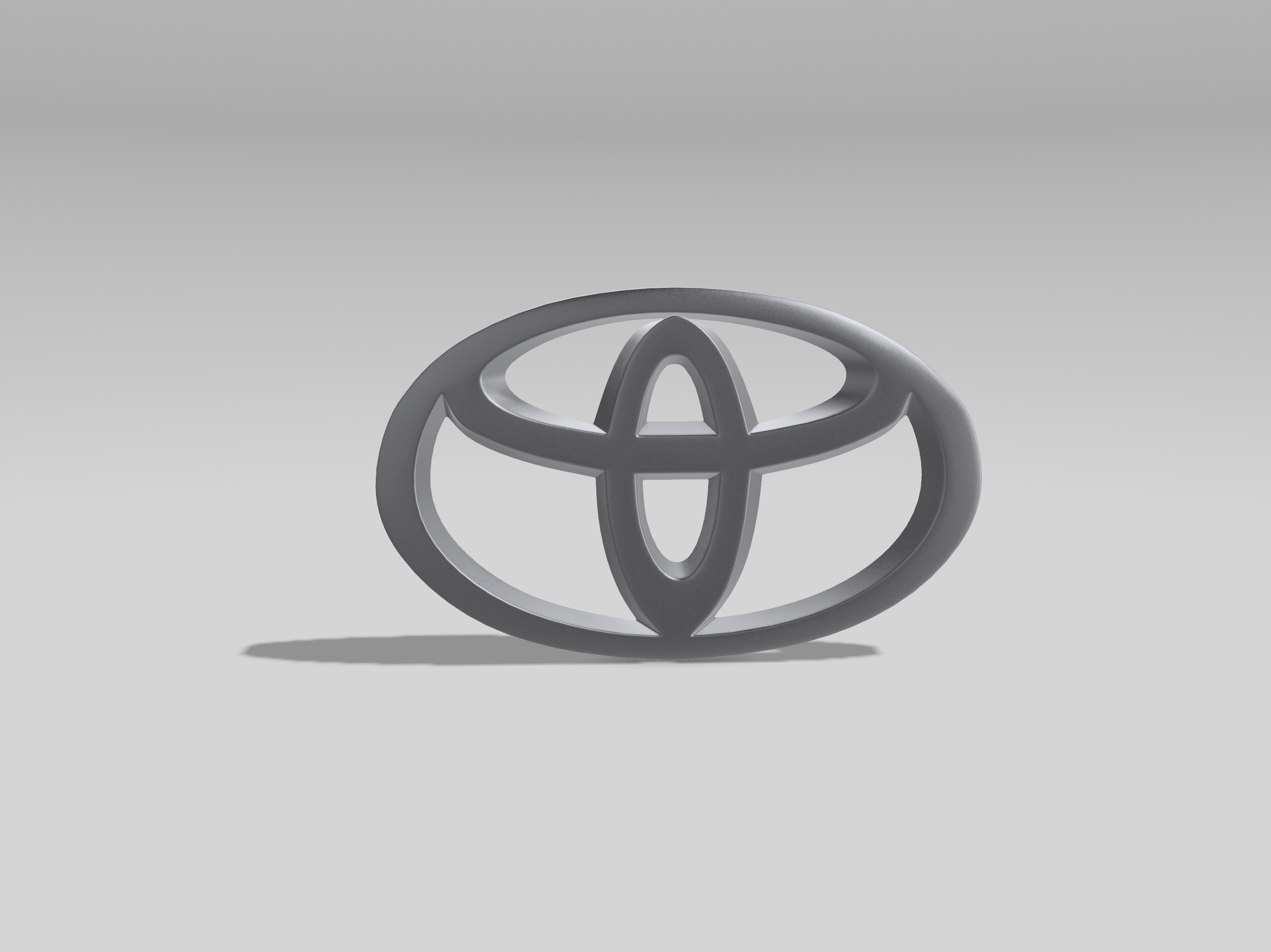 Toyota Logo 3d Modell Automobil Amateure Auto Design Enthusiast Fahrzeug ikonisch Wagen Marke Zubehörteil Drucken Abzeichen 3D print model - Mito3D