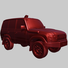 toyota off road coche vehiculo 3d impresión carretilla auto all rounder 3d print model - Mito3D