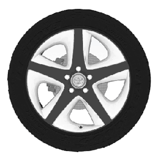 toyota prius wheels wheel car detail high poly rim tire race tread accessories 3d print model - Mito3D