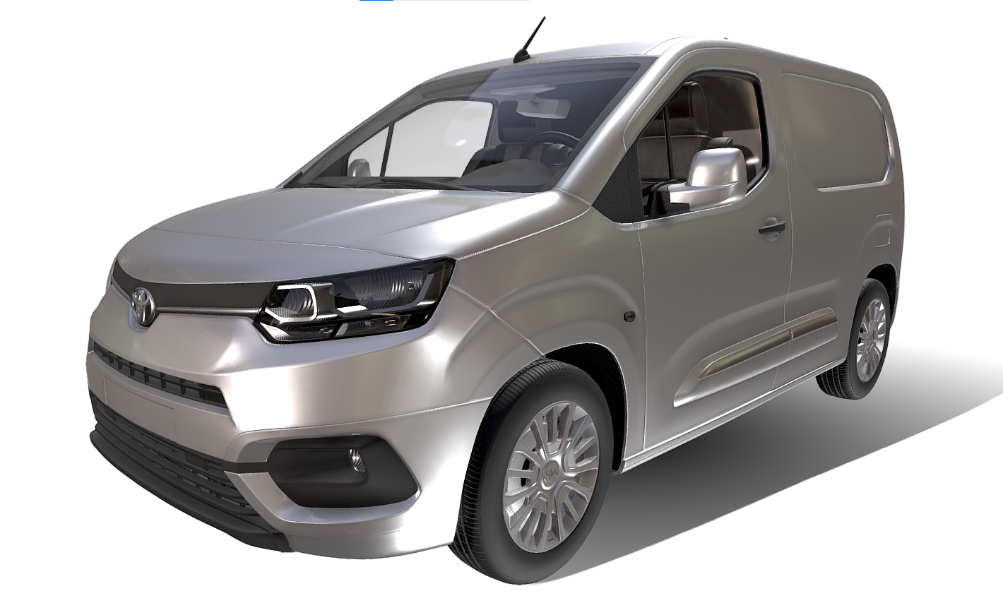 toyota proace city van 2020 Game car toyota-proacecity pro-ace vehicle commercial-vehicle automobile automotive 3D print model - Mito3D
