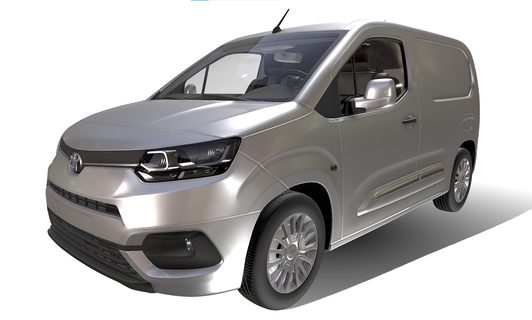 toyota proace città furgone 2020 gioco macchina proacecity pro ace veicolo commercial vehicle automobile settore automobilistico 3d print model - Mito3D