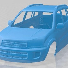 toyota rav4 5 door 2001 printable body car 3d print model - Mito3D
