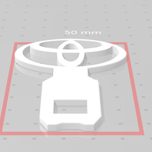 toyota seat belt gadget car lock 3d print model - Mito3D