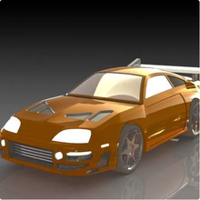 toyota supra architecture car 3d print model - Mito3D