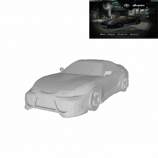 toyota supra needed speed wanted vic need 3d print model - Mito3D